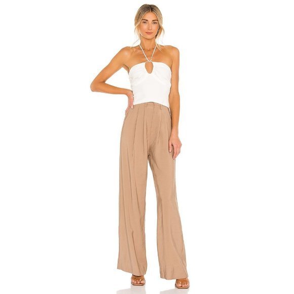 BARDOT Key Hole Halter Top in Ivory - Size 10/L - Picture 4 of 4